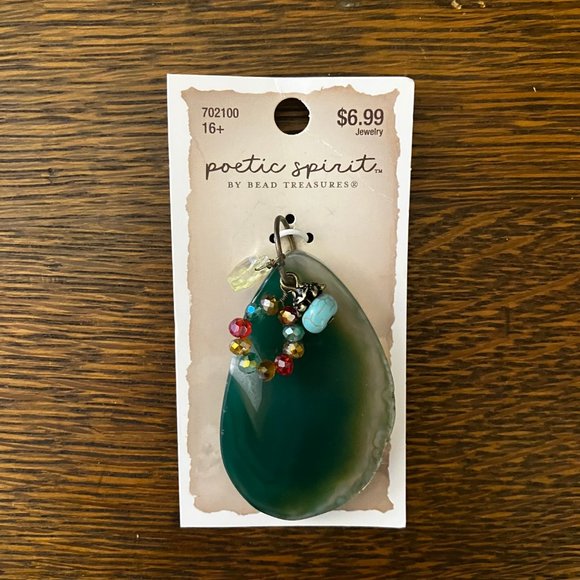 Poetic Spirit Pendant Polished Natural Stone From Hobby Lobby - Picture 3 of 3